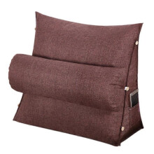 Cuscino triangolare multifunzionale in cotone Ame per divano, letto, sedia, supporto lombare e poggiatesta, ideale per casa e ufficio.