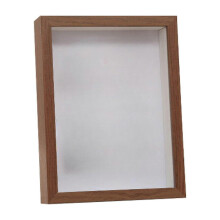 Inerposs 6x4IN Shadow Box Frame for Bouquet Photos, Keepsakes, Medals - Frame Only, No Flowers