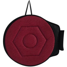 360 Rotating Seat Cushion 15.7in Car Swivel Cushion for Elderly Home Office Chair Red