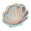 Shell Storage Container Display Case, Portable Seashell Keepsake Box for Living Room Mantel 1