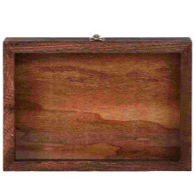 Decorative Wooden Shadow Box Display Case for Jewelry Collection, Specimen Storage, Bug Insect