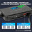 Solar Charge Controller 12V 20A, Solar Panel Charge Controller with Type-C and USB Output for Solar Panel and Gel 3