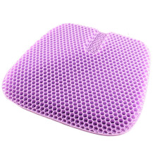 Coussin de siège en gel pour chaise de bureau et voiture, coussin rafraîchissant et respirant, soulagement de la pression, housse lavable