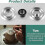 3 Pack 30mm Pottery Trimming Turntables for Ceramic Crafts 3