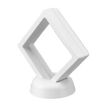 Coin Display Box - Set of 10, 3D Floating Frame Display Holder with Stands, Compatible with AA
