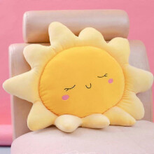 Tapis de sol en forme de soleil et de fleurs, coussin de siège surdimensionné et mignon, oreiller
