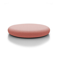 Pink Round Memory Foam Seat Cushion with Removable Washable Cover, Soft Chair Pad for Office or Dining Chairs