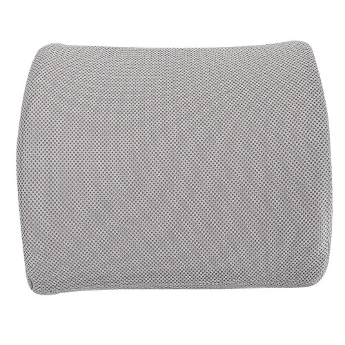Grey Lumbar Support Cushion 34x31cm for Reading, Simple Design, 1 Piece