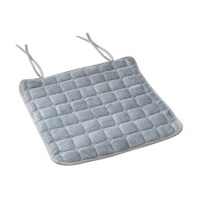 Cojín de asiento de franela suave antideslizante para comedor, oficina y hogar – lavable, alivio prolongado al sentarse, se adapta