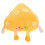 Peluche de queso, almohada de juguete, 20x10cm, amarillo 1