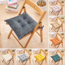 Coussin d'assise carré en peluche chaude pour l'hiver, protection des hanches, ultra doux, lavable en machine, siège chauffant