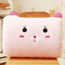 Calentador de manos de peluche infantil con diseño de dibujos animados, almohada suave para brazos, ideal para siestas en el escritorio o en viajes.