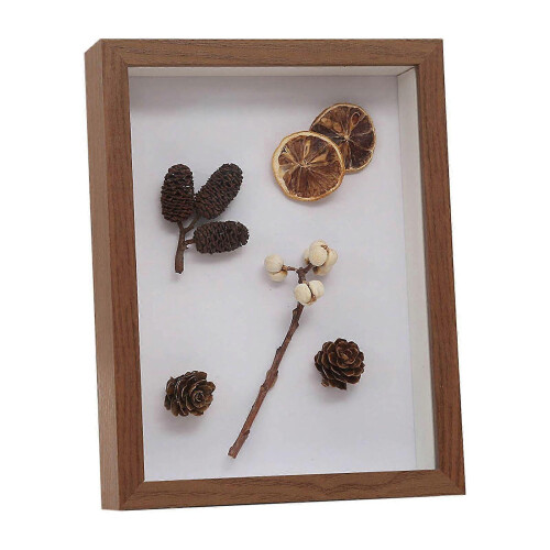 Inerposs 6x4IN Shadow Box Frame for Bouquet Photos, Keepsakes, Medals - Frame Only 1