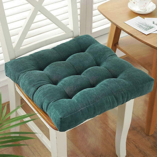 Cuscino per sedia spesso e antiscivolo, reversibile, 45x45 cm.