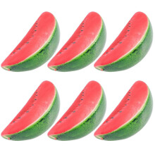 künstliche Wassermelonenscheiben aus Schaumstoff, Dekoration, künstliches Obst