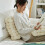 Cushion Woven Square Backrest Plush Pillow for Sofa 4