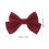 4Pcs Dark Red Bow Shoe Clips for Pumps, Removable Shoe Accessories 2