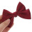 4Pcs Dark Red Bow Shoe Clips for Pumps, Removable Shoe Accessories 4