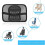 Mesh Lumbar Support for Office Chair, Elastic Strap Back Rest for Car Seat 2