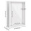 Shadow Box A4 5cm Deep White Photo Frame for Tabletop & Wall 3D Display 2