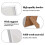 Shadow Box A4 5cm Deep White Photo Frame for Tabletop & Wall 3D Display 4