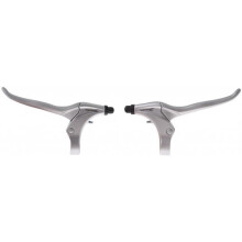 Bremshebel für MTB und Stadtfahrräder - SACCON - V-Brake/Rollerbremsen - 4 Finger - Silber