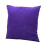 Fodera per cuscino quadrato vintage in lino e cotone per divano, letto e casa (viola) 2