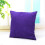Fodera per cuscino quadrato vintage in lino e cotone per divano, letto e casa (viola) 3