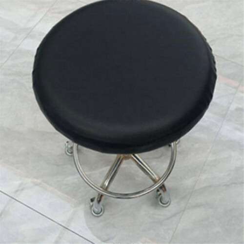 2pcs Brown Waterproof Bar Stool Cushion Covers, Fit 28-33cm 1