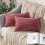New Solid Corduroy Striped Pillow, Simple Sofa Cushion Nap Pad, Office Waist Support 2