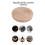 40cm Handwoven Round Straw Seat Cushion Mat 5