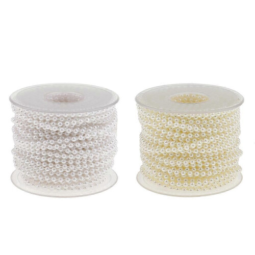 40M Mixed Color Pearl Beads String Roll for Party Garland Flower 1