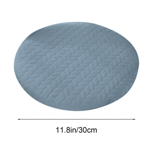 Thick 13.7" Round Seat Cushion for Kitchen Dining Chairs & Stools 2