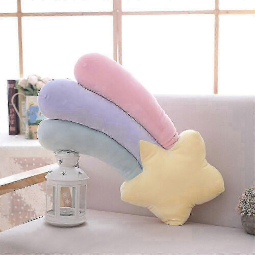 Rainbow Hugging Pillow Plush Cushion Chair Back Support Cozy Home Decor Gift 2025 2