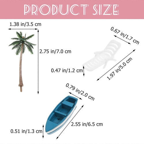 Beach Decor Miniature Toys Assorted 17Pcs 1