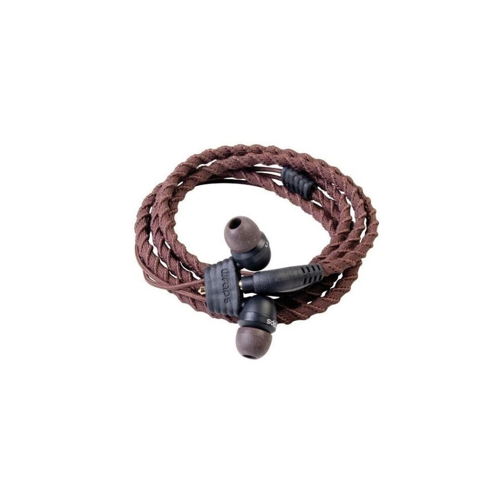 Wraps Wristband Headphones - Classic - In-Ear Brown 5060382792509