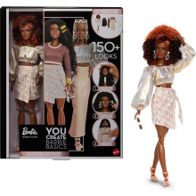 Barbie Basics You Create Neutral Kit 002 with Customizable Fashion Doll & Universal-fit Clothing, Posable Body & Swappable Doll Head