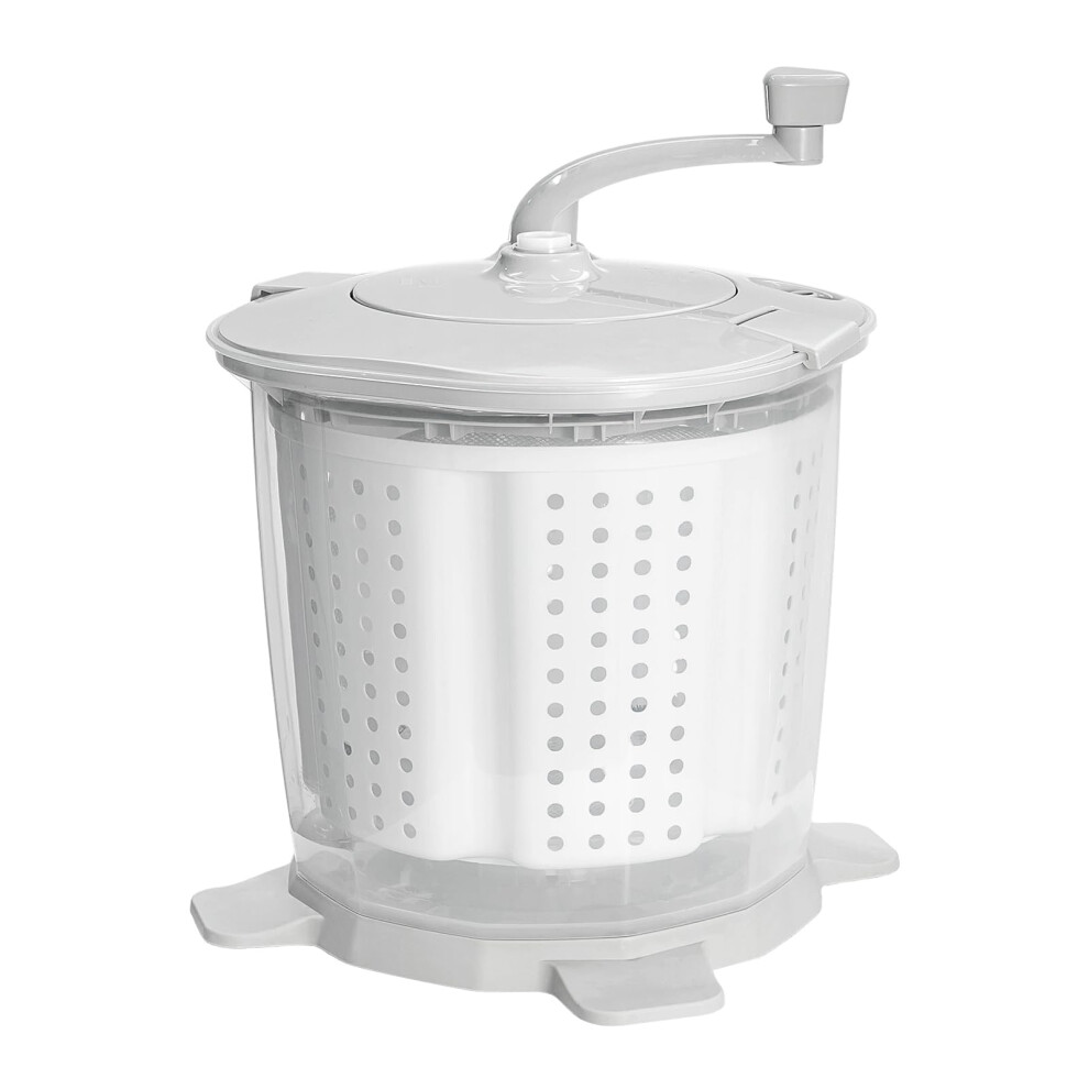 Sunnynest Portable Mini Hand Crank Washing Machine 2-In-1 With Spin &