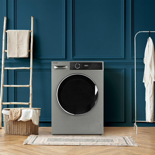 MONTPELLIER Montpellier MWM814BLS 8KG Silver Washing Machine 1
