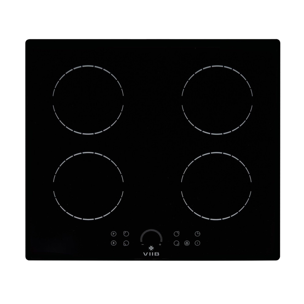 Viib Induction Hob 60Cm, 4 Zone Electric Cooktop, 7000W Built-In Hob,