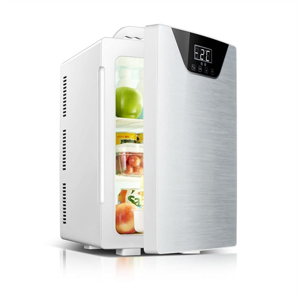 Ppge Home 20L Mini Fridge Car Refrigerator Freezer Dc 12V / Ac 220-240