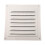 Metal Vent Cover Square, Aluminium Louver Grille with Mesh Screen, Sof 2