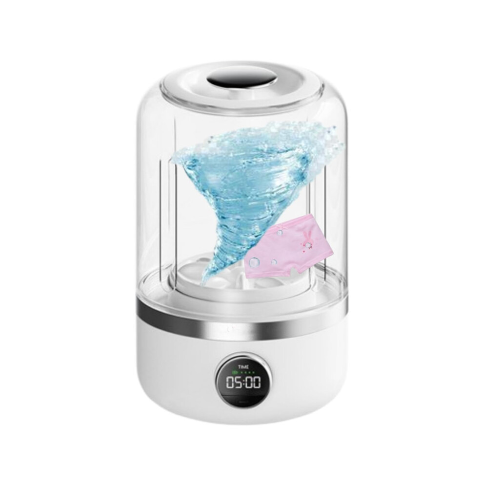 Small Underwear Washing Machine, Portable, Cordless & Quiet, Ideal for