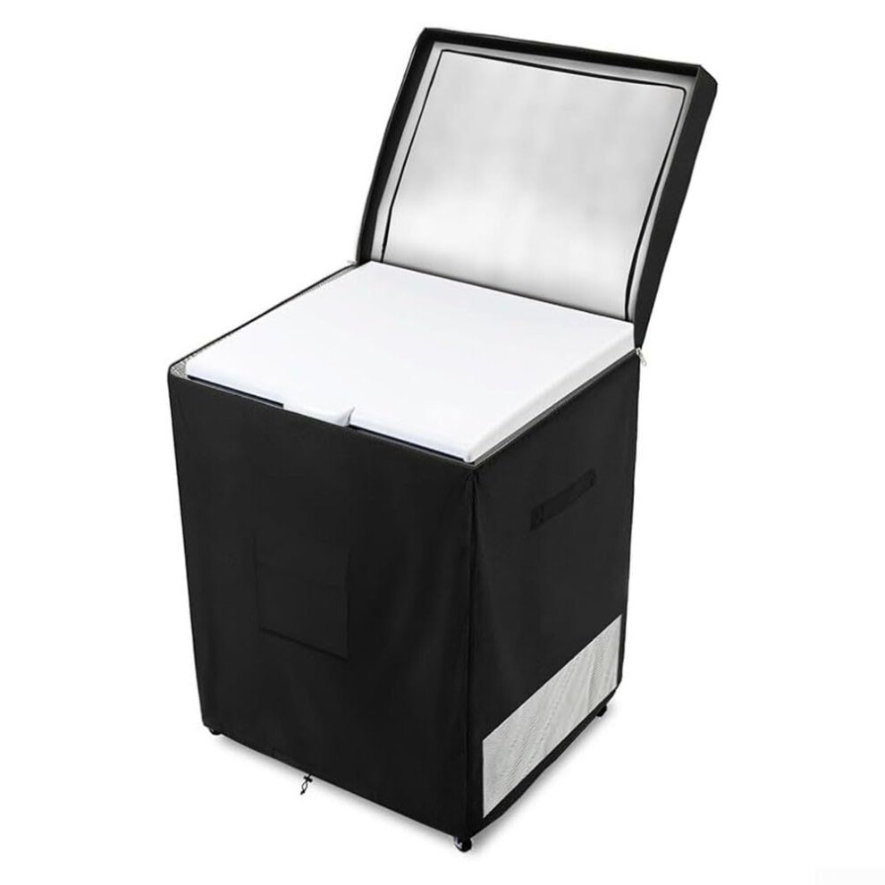 Gdfnmogo Outdoor Freezer Covers, Outdoor Refrigerator Cover, 210D Heav