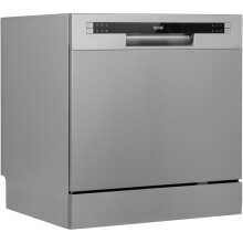 Silver Worktop Dishwasher - 8 Place Settings - Portable Tabletop Dish