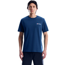 (S, Blue) Berghaus Mens Class Logo Short Sleeve T-Shirt