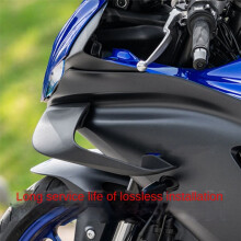 Vaste Windvleugel Motorfietsvleugel Aerodynamische Kuip voor R7 YZF R7 YZFR7 R7 2021 2022 2023 Helder Zwart