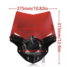 Dirt Bike Motorrad Scheinwerfer Haube Scheinwerfer Montage für  EXC SX SXF EXC MX SMR Schwarz