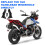 Accessori Moto Estensioni Paramani Parabrezza per  V85TT V 85 TT 2019-2023 Nero 5