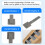 Hook and Loop Cable Management Under Desk, 80PCS Self Adhesive Cable Ties, Reusable Wire Organizers for Cords 6